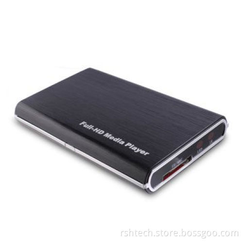 3D 1,080p HDD Media Players with 100 to 240V AC Input/5V DC Output Voltage, Measures 132 x 82 x 21m